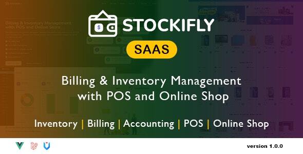 Script PHP - Stockifly SAAS - Gestão de Faturamento e Estoque com PDV e Loja Online